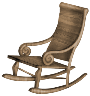 a rocking chair